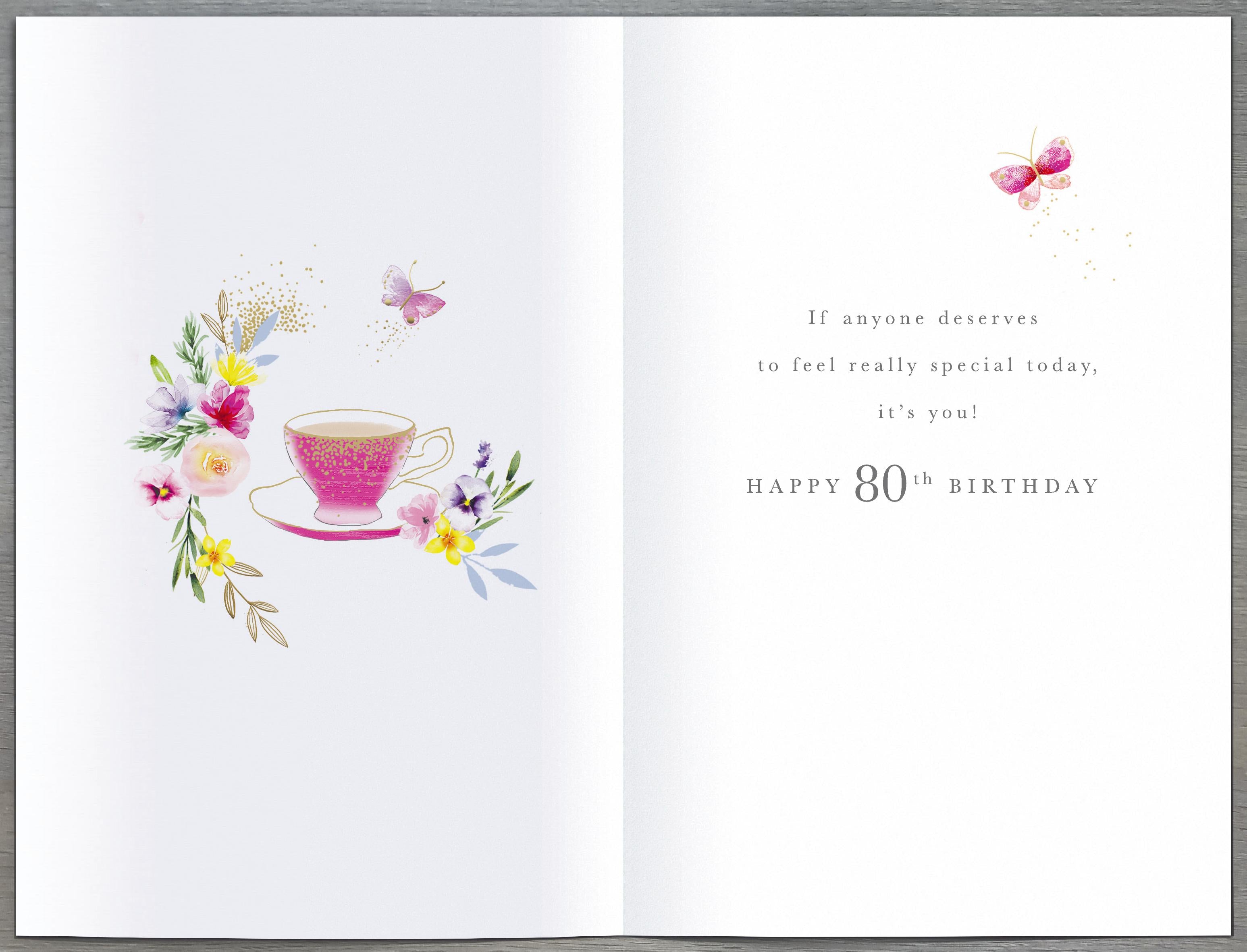 Birthday Card - 80th Birthday