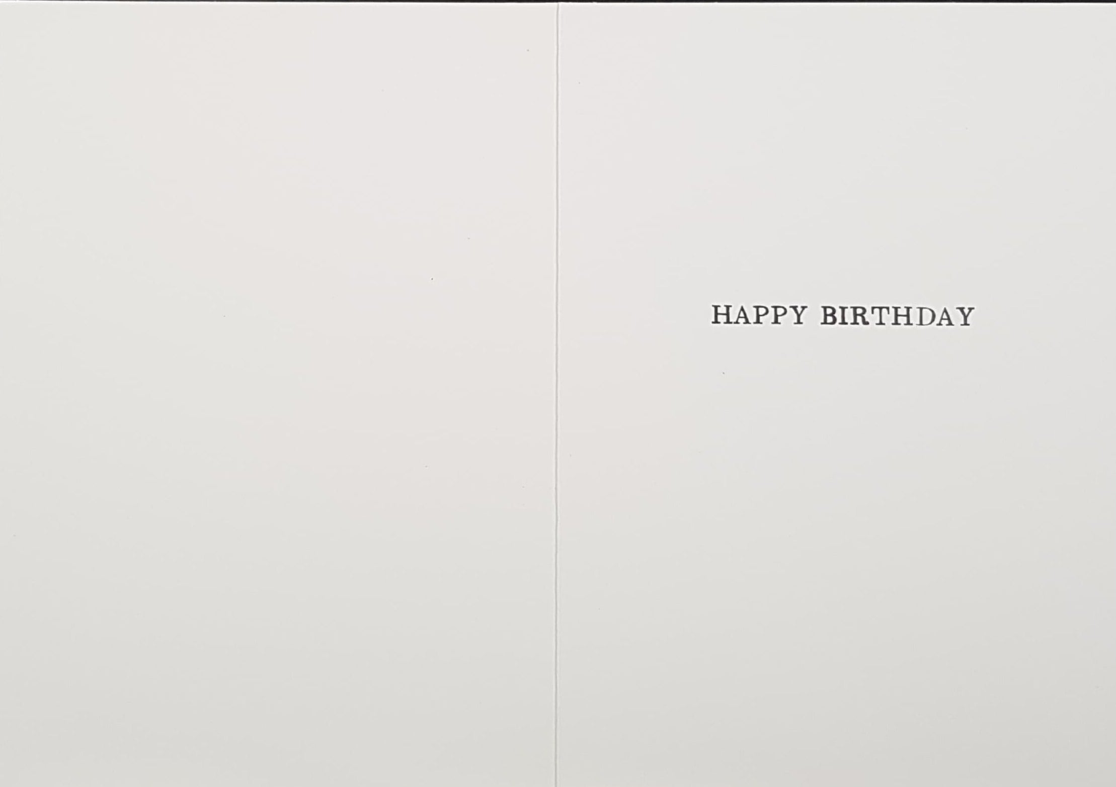 Birthday Card - 'Pamper Yourself While No One's Looking'