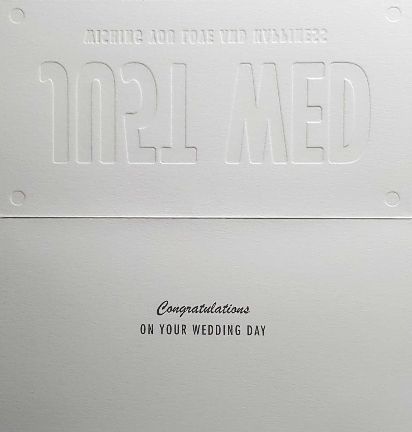 Wedding Card - Wishing Love & Happiness