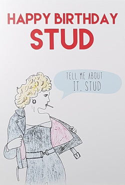 Dublin Card Company - An Elegant Lady Smoking (Birthday)