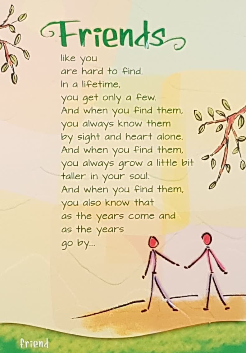 Blue Mountain Arts Card - Friends Like You Are Hard To Find...