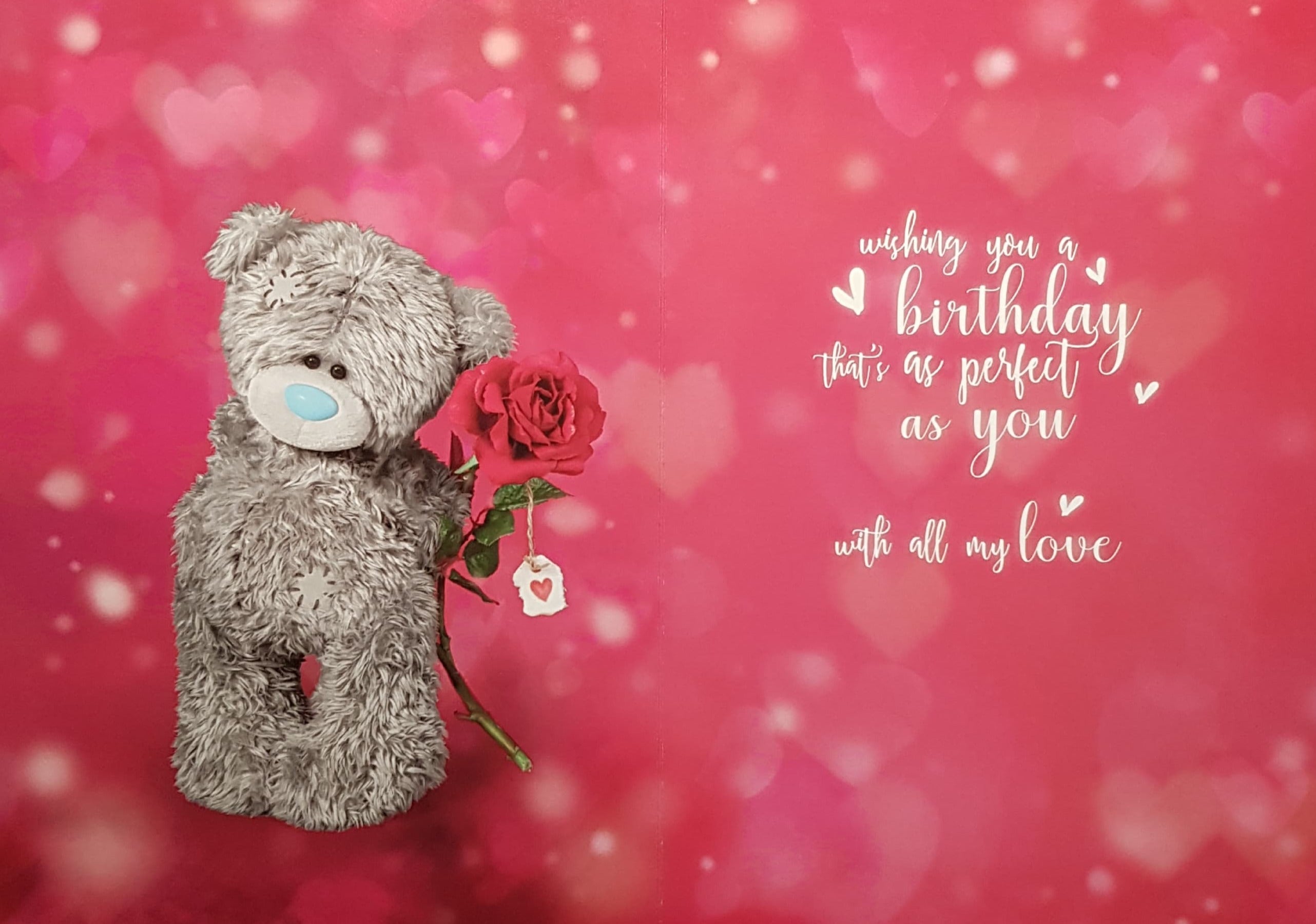 Birthday Card - One I Love / With All My Heart...(3D Card)
