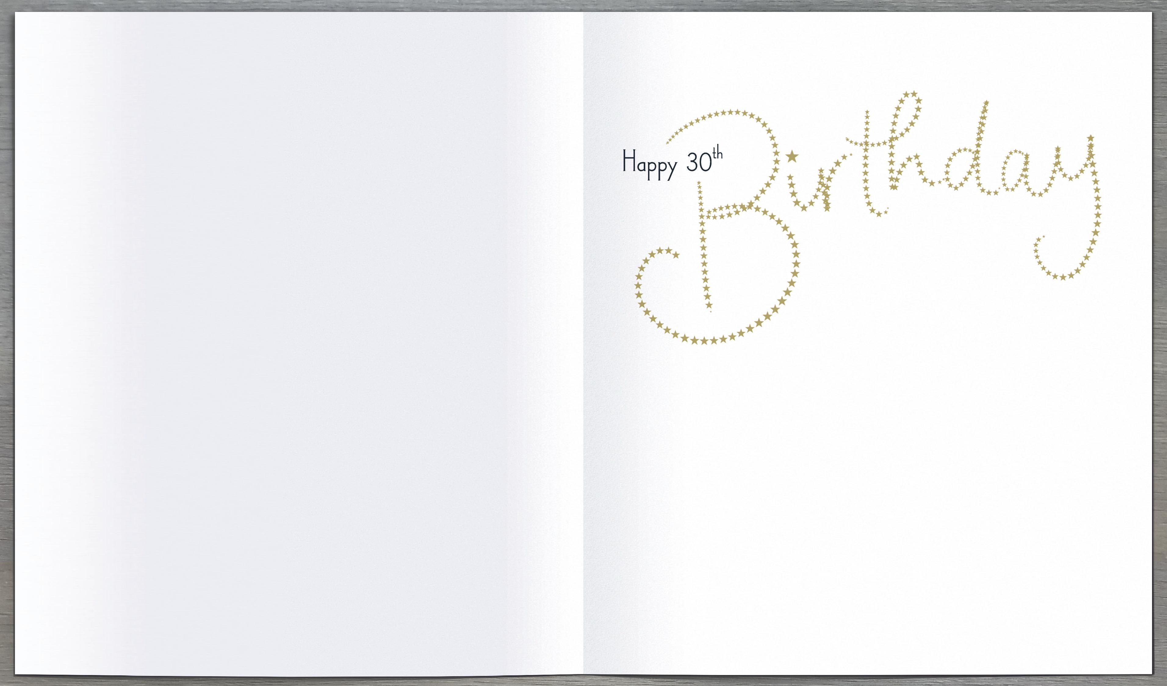 Age 30 Birthday Card