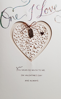 One I Love Valentines Day Card