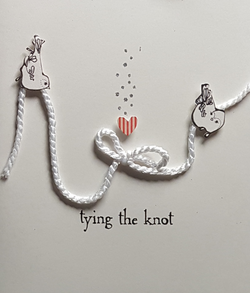 Wedding Card - Tying The Knot