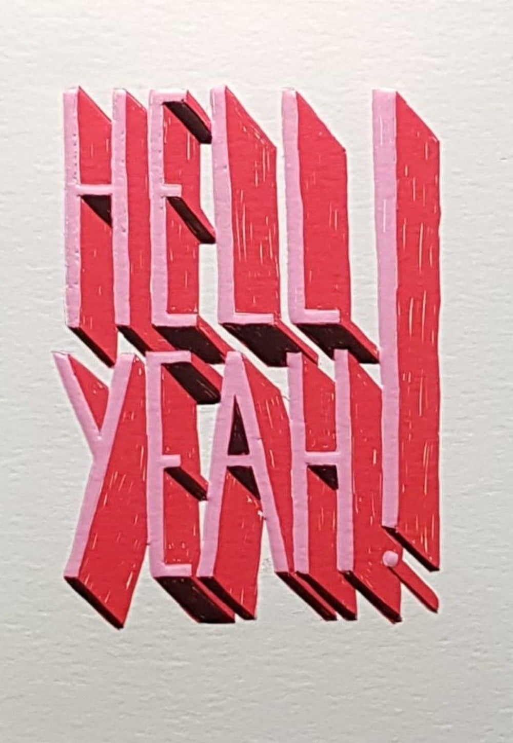 Blank Card - 'Hell Yeah!'