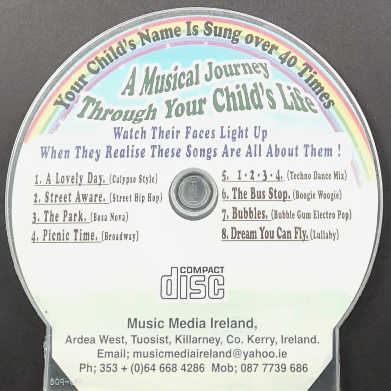 CD - Personalised Children's Songs / Zoe