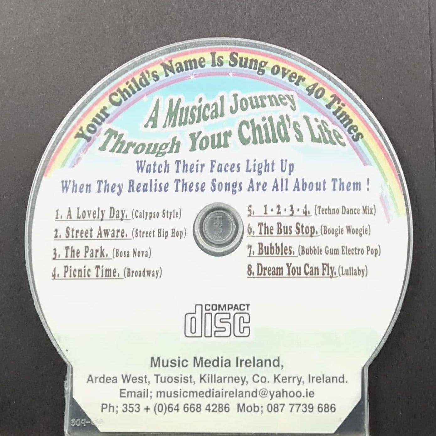 CD - Personalised Children's Songs / Killian