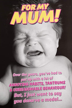 Humour Mothers Day Card - Annoying Habits