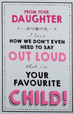 From Daughter Mothers Day Card - Out Loud Child