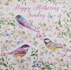 General Mothering Sunday Card - Birds And Branches