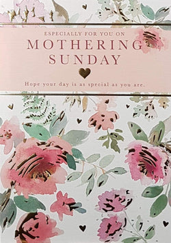 Just For You Mothering Sunday Card - Hope Your Day Is As Special As You Are