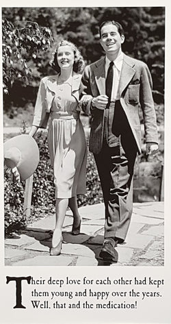 Anniversary Card - Humorous / Young And Happy Over The Years