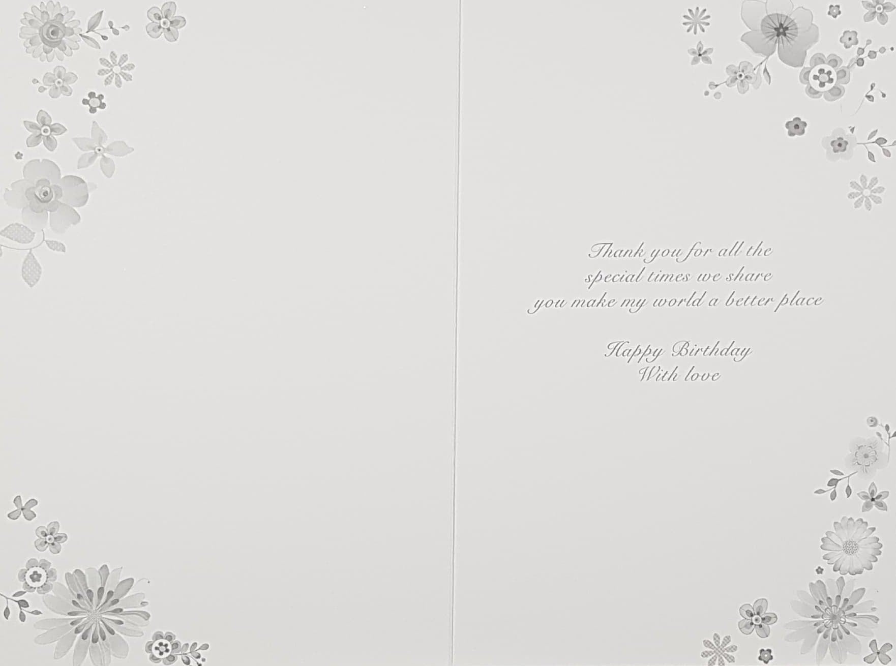 Birthday Card - Mam / 'You're The Best' & A Pink Bow