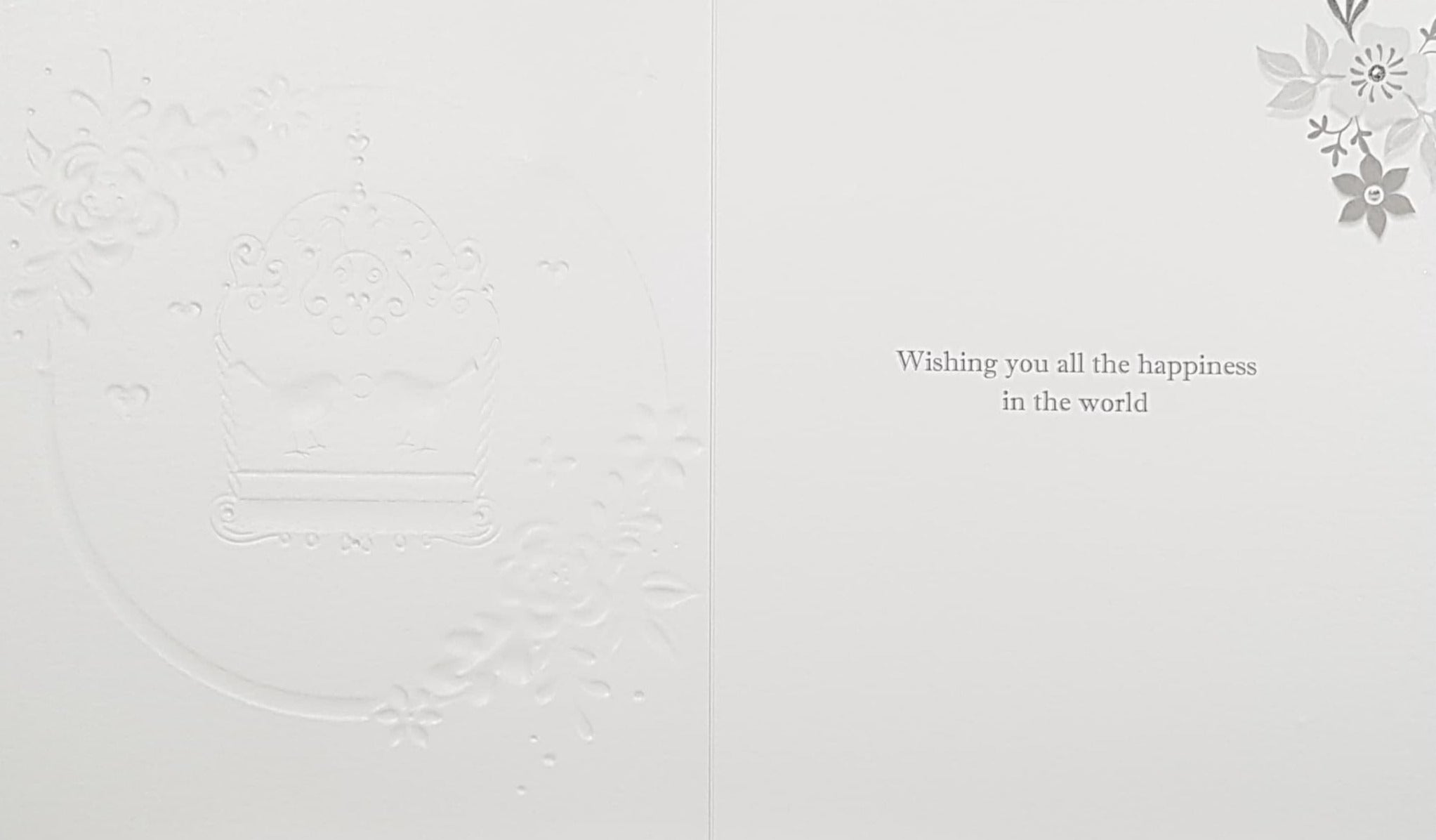 Engagement Card - Two Love Birds Holding Engagement Ring In A Pink Cage