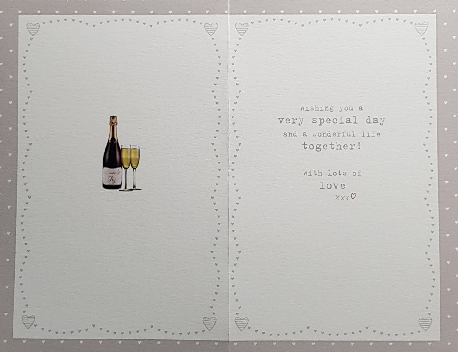 Wedding Card - Teddy Dog Couple (Mr. & Mr.)