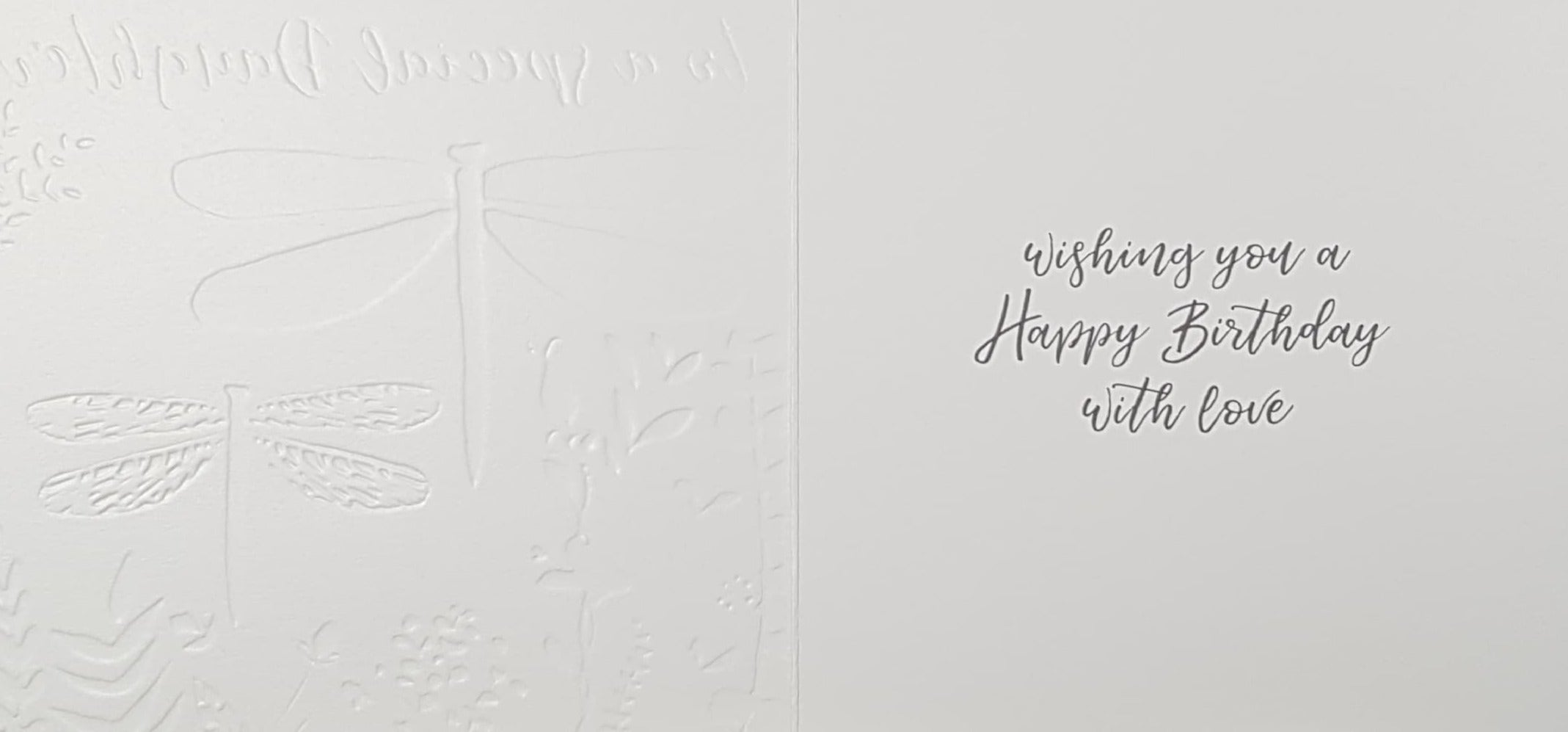 Birthday Card - Daughter / Artistic Colourful Dragonflies