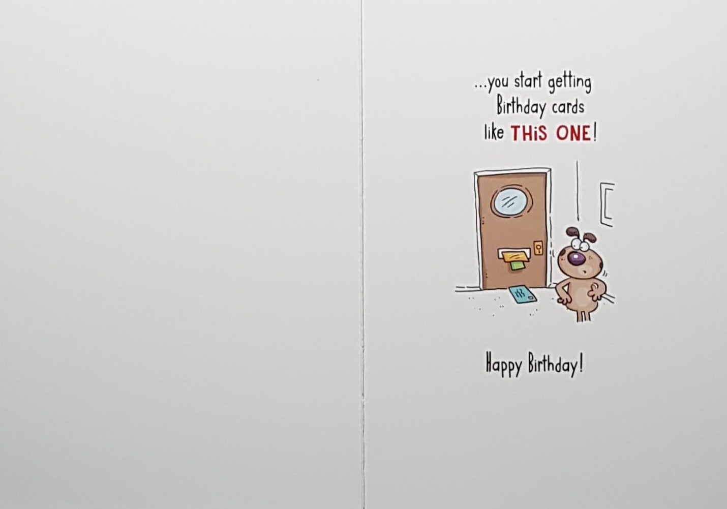 Birthday Card - Signs You're Getting On A Bit... (Humour)