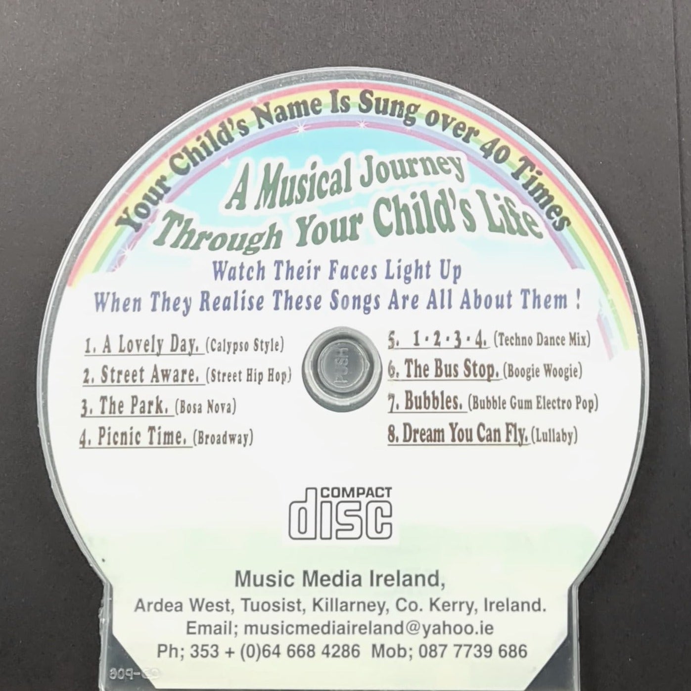 CD - Personalised Children's Songs / Sebastian