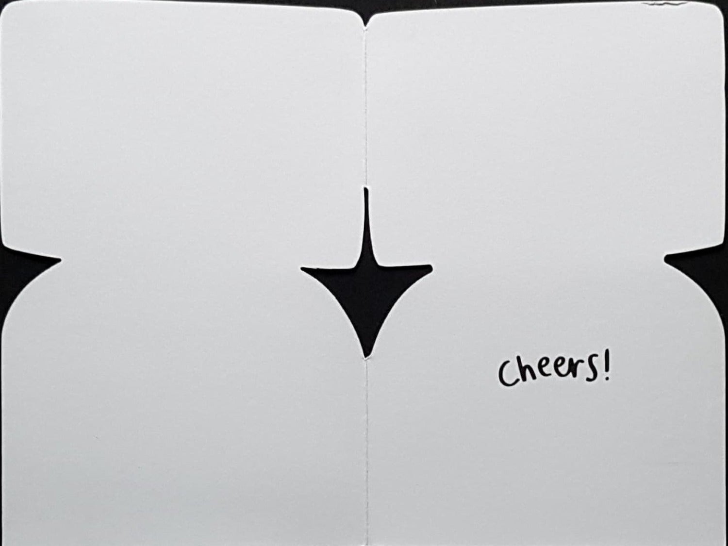 Birthday Card - Humour / Free Gin !!! (Shaped)