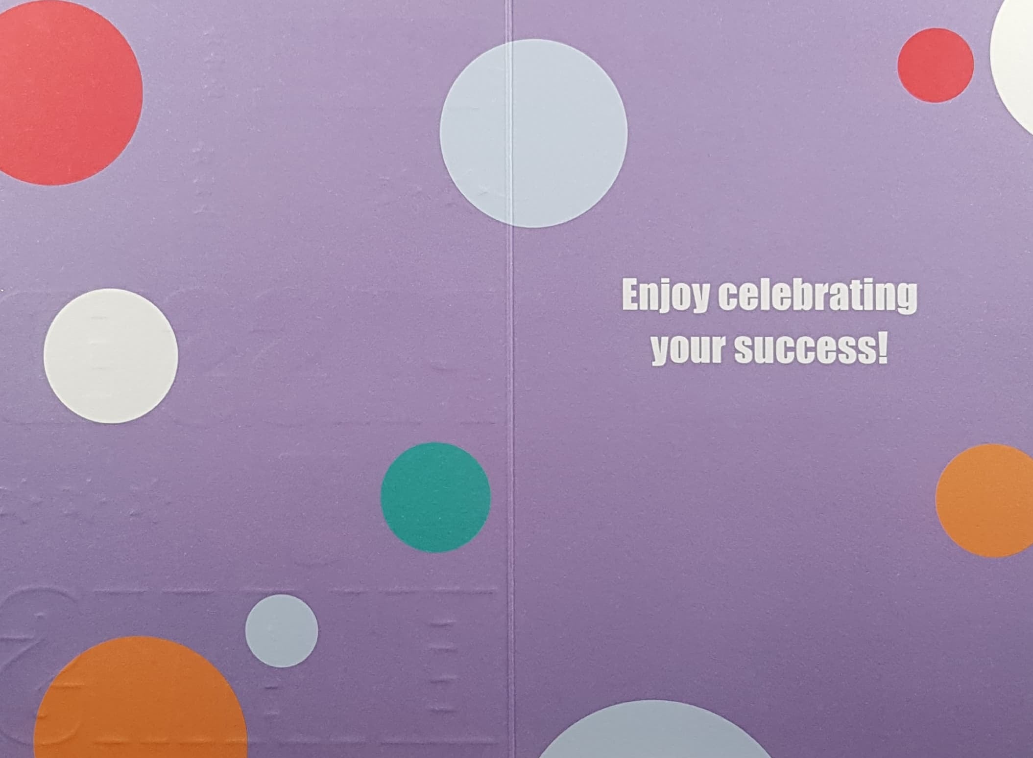 Congratulations Card - Exam Success / Colourful Font & Stars
