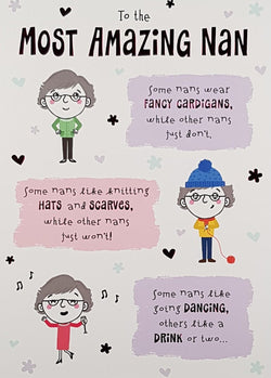 Nan Mothers Day Card - Cute Poem About Nans