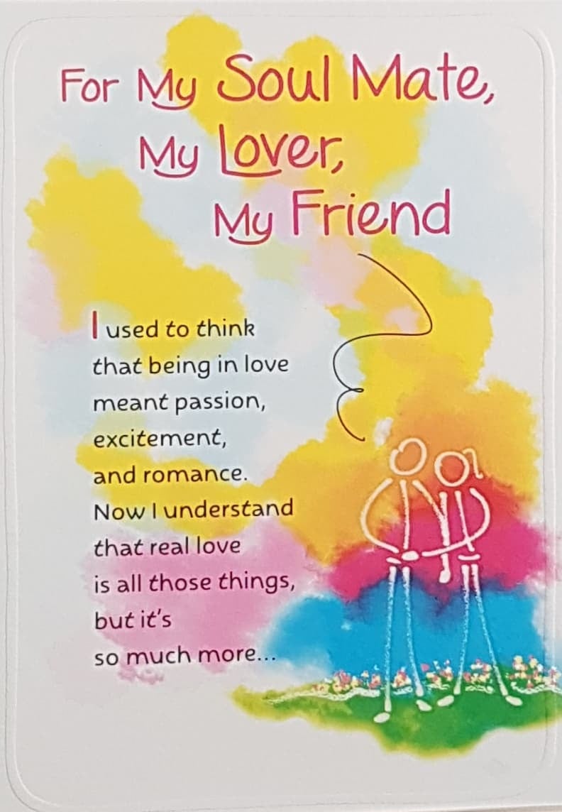 Blue Mountain Arts Card - For My Soul Mate, My Lover, My Friend
