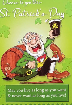 Humour St Patricks Day Card