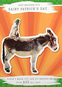 Humour St Patricks Day Card