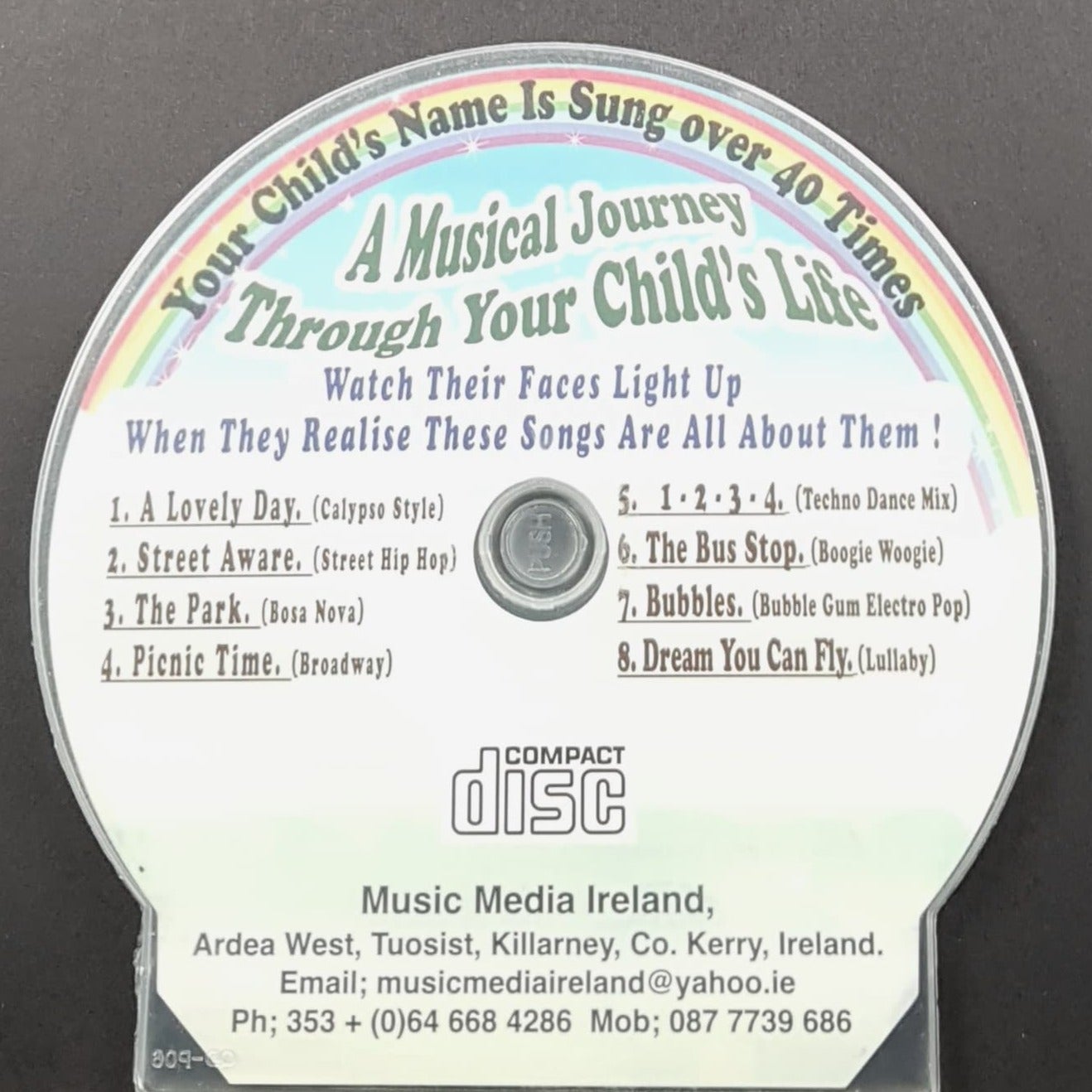 CD - Personalised Children's Songs / Lucas