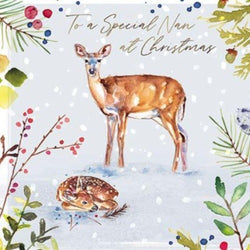 Nan Christmas Card - Deers