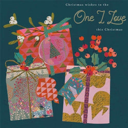 One I Love Christmas Card - Presents