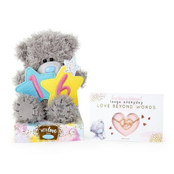 General Gift - Soft Toy And Bracelet Heart Bundle - Age 16
