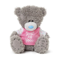 General Gift - Soft Toy / Teddy Wearing Pink T-Shirt Just For You