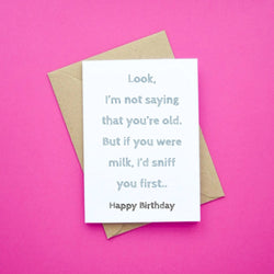 Birthday Card - Humour 