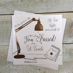 Congratulation Card - Passed Exam / A Levels Lamp