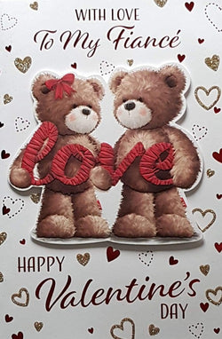 Fiance Valentines Day Card