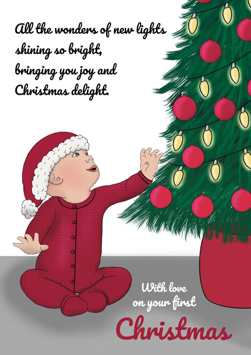 Baby Christmas Card Personalisation