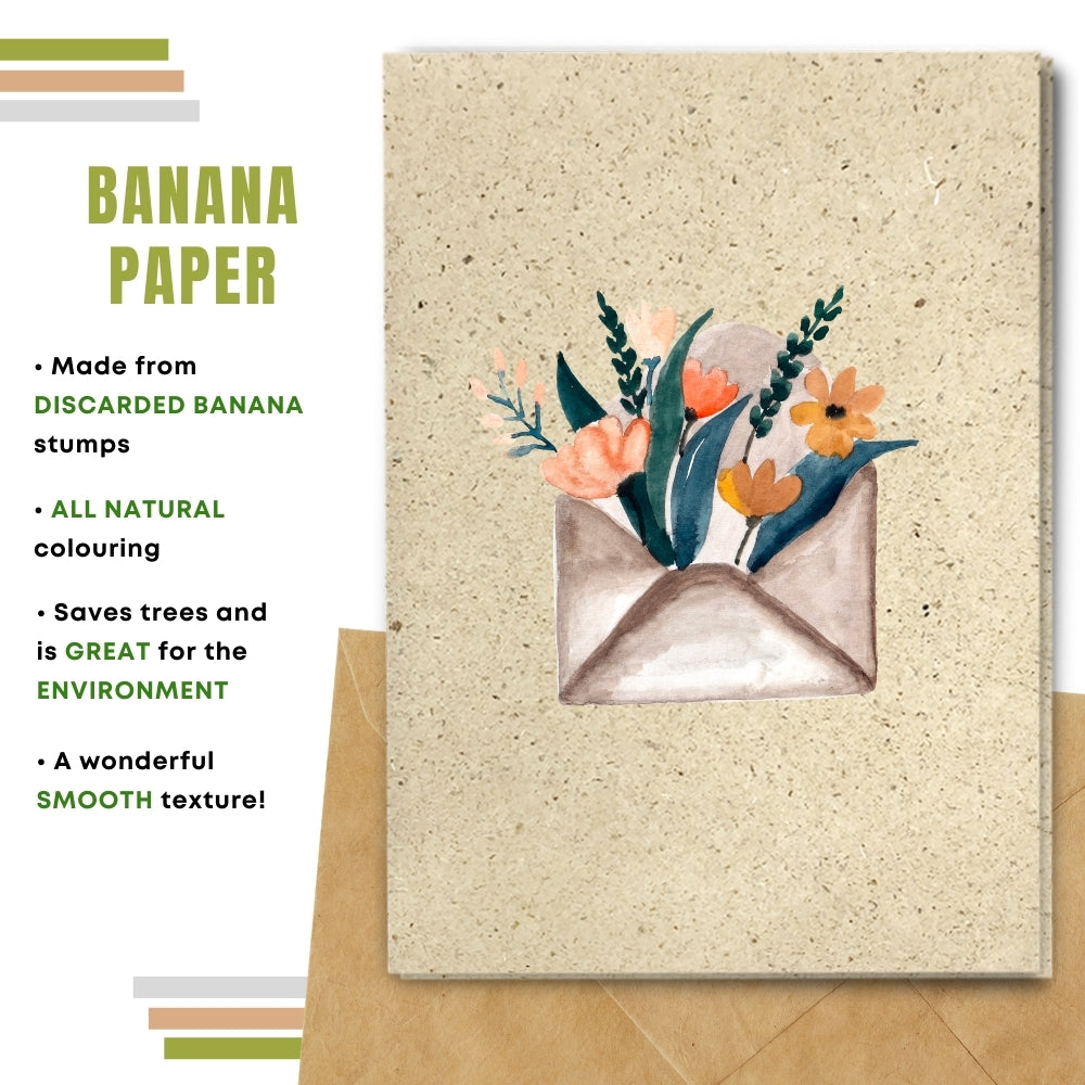 General Blank Card - Flowery Mail