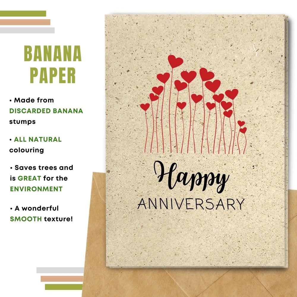General Anniversary Card - Heart Field