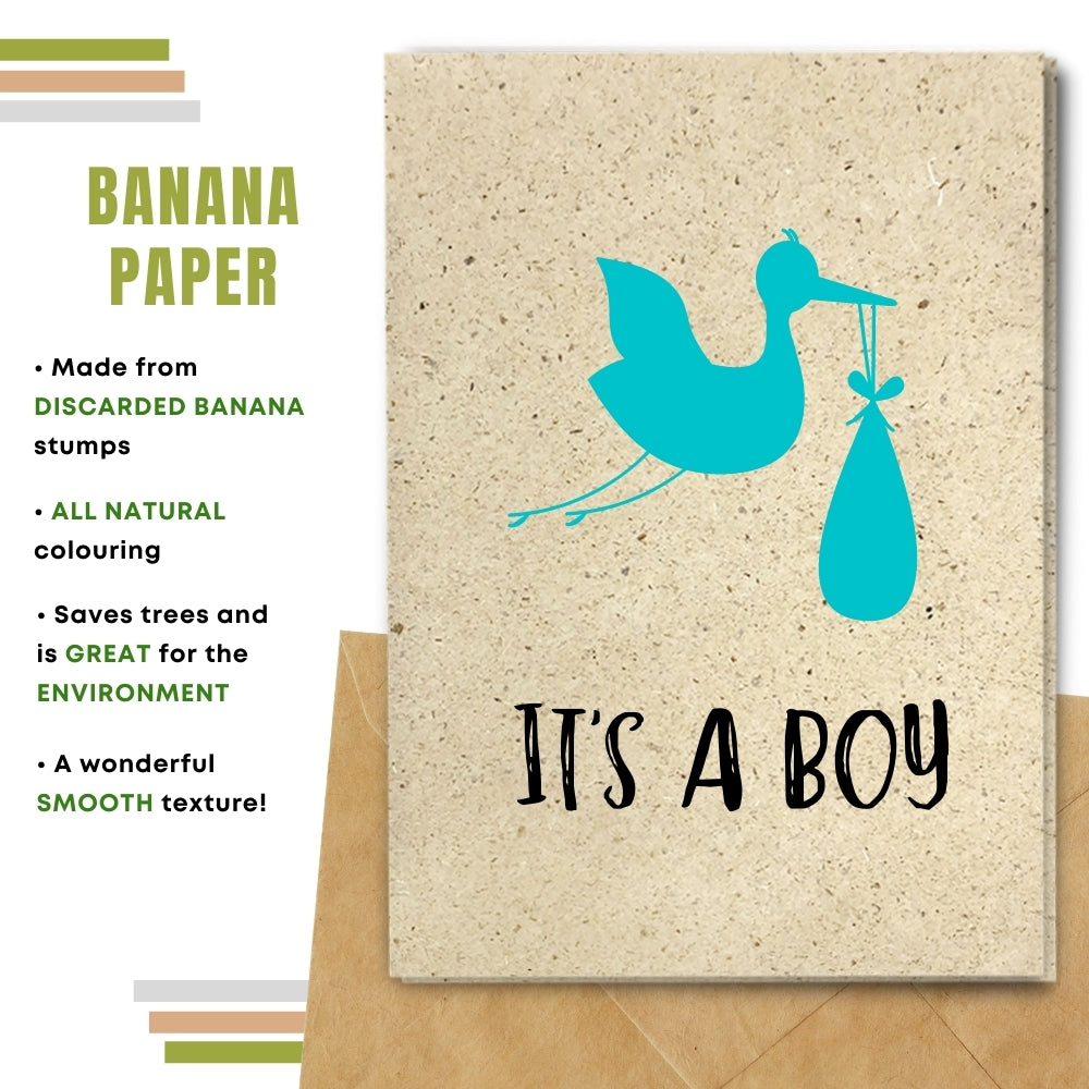 New Baby Card - It's a Boy!