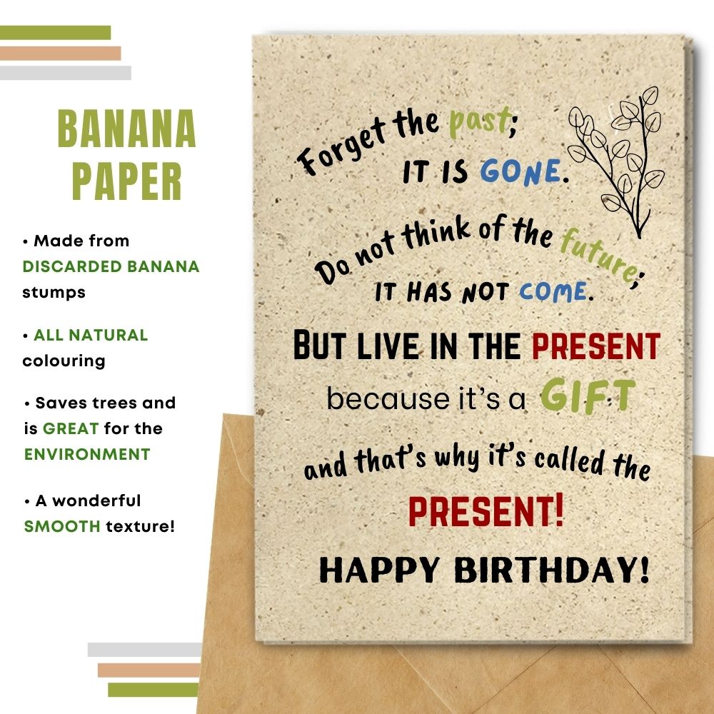 General Birthday Card - Past, Future, Present