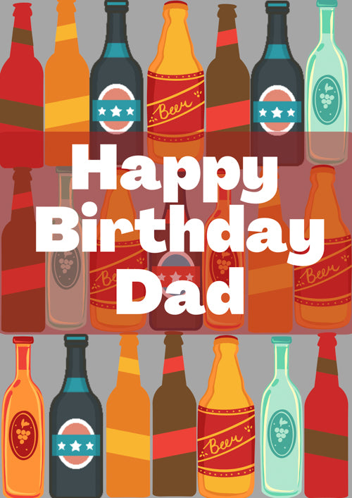 Dad Birthday Card Personaisation
