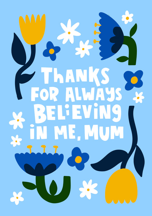 Thank You Mum Mothers Day Card Personalisation
