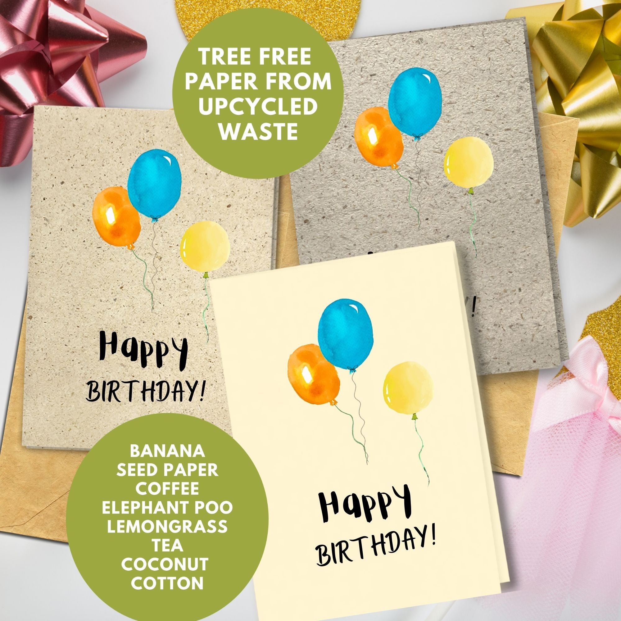 General Birthday Card - Balloons