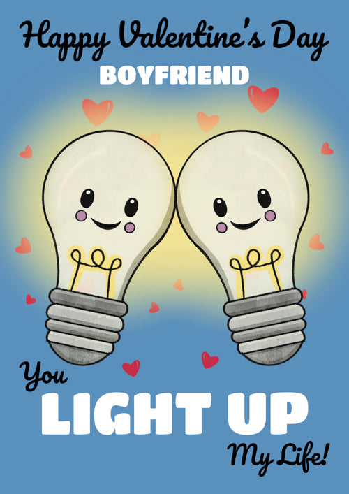 Funny Boyfriend Valentines Day Card Personalisation