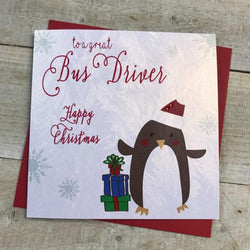 Bus Driver Christmas Card
