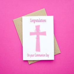 Communion Card - Girl