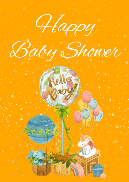 Baby Shower Card Personalisation