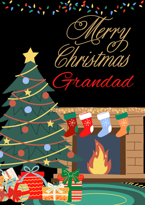 Grandad Christmas  Card Personalisation